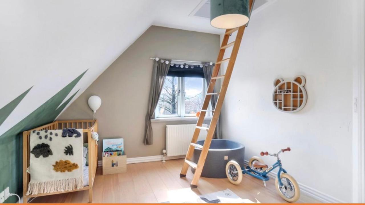 Villa I Herning, 200 Meter Fra Gagaden Esterno foto